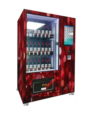 آلات بيع النبيذ الأحمر مع مصعد ونظام ذكي ، آلة بيع جديدة على مدار 24 ساعة ، بطاقة ائتمان مصنع ميكرون