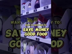 آلة بيع المواد الغذائية الصحية مع الموجات الدقيقة للتدفئة