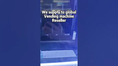 آلة بيع إلى ألمانيا مع مصعد التحقق من العمر بواسطة بيع ذكية ميكرون.