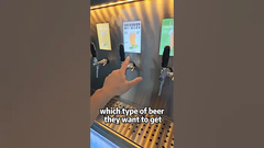 آلة بيع البيرة الطازجة النادي و الحدث يمكنهم توظيف موظف واحد أقل بهذه الآلة