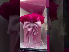 Pink flower locker vending machine
