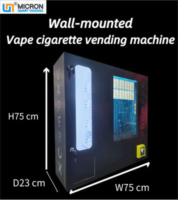 معلقة VAPE الجدار الذكية آلة البيع مع نظام التعرف على العمر