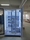 Glass bottle drink vending machine with elevator middle pickup with touch screen, smart system