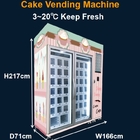 Cup cake Cooling Locker Vending Machine With 22 Inch Screen 110V