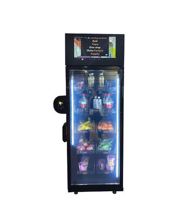 جودة  240V Smart Fridge for snack cold drink Vending Machine with nayax card reader مصنع