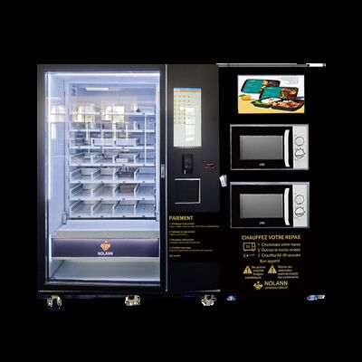 جودة  Big Capacity Hot Food & Pizza Vending Machine with Microwave Heating and Refrigeration System مصنع