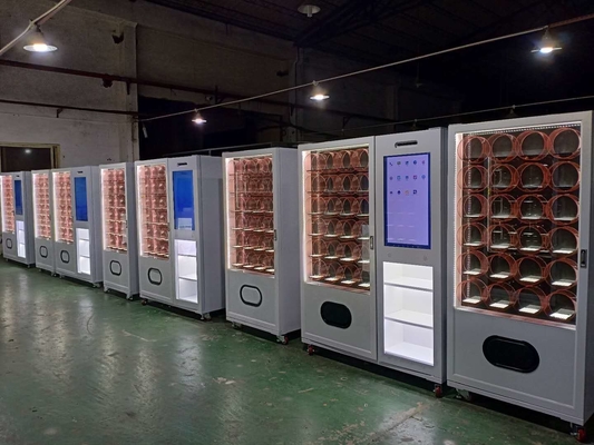 OEM ODM Automatic Conveyor POP Vending Machine 1193 قدرة ميكرون آلة البيع الذكية