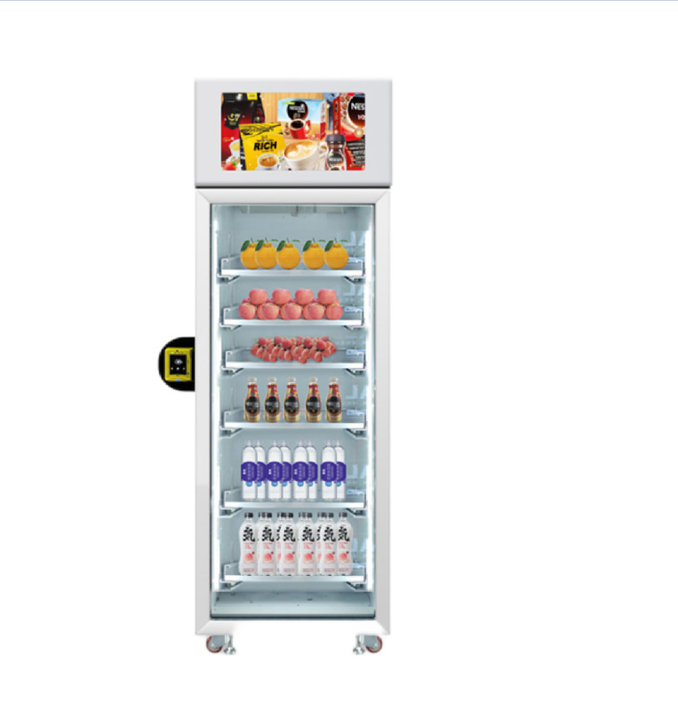 WIFI متجر صغير آلة بيع الوجبات الخفيفة للمشروبات الحليب البيرة