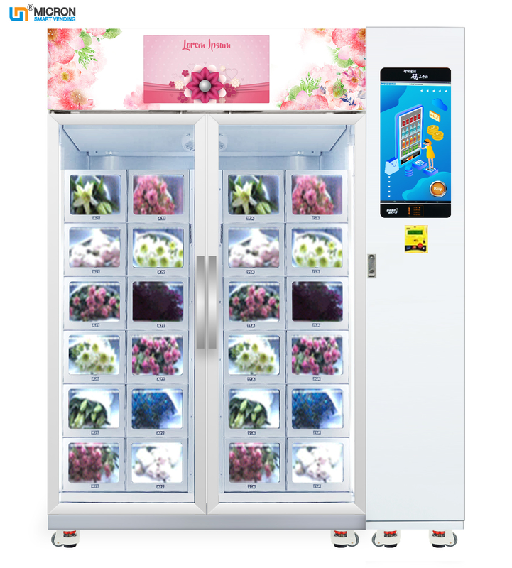 آلة بيع الزهور الطازجة باقة كبيرة إضافية R290 المبردات الصديقة للبيئة