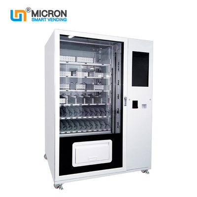 Hot selling 22 inch touch screen snack drink vending machine with cooling system in schools