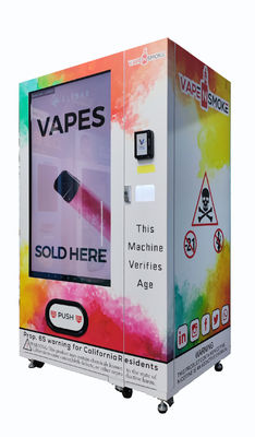 55 بوصة تعمل باللمس الإعلان VAPE VAPING آلة وقارئات البطاقات