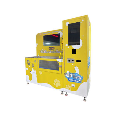 21.5 بوصة الشاشة اللمسية 32 بوصة شاشة LCD W2000*D663*H1800 ملم غسالة الكلاب للشركات